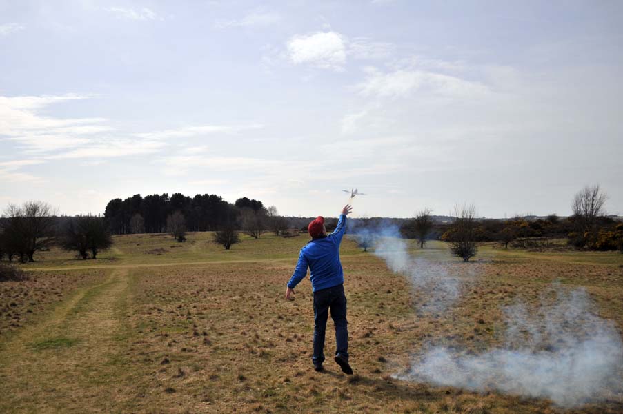 Dave launching the Jetx Bell X1, SPMAC.